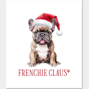 Christmas Frenchie Posters and Art